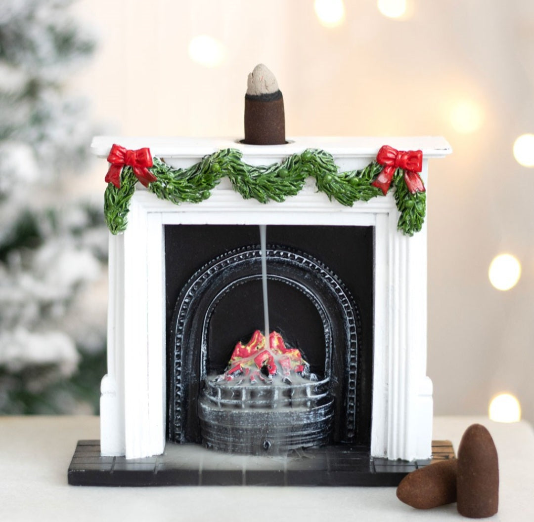 Gorgeous Christmas 🎄 fireplace incense burner
