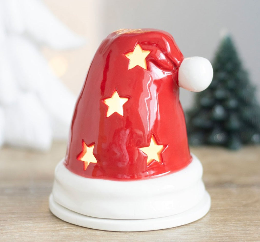 Santa 🎅 hat incense cone and tea light holder