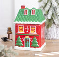 Red Christmas house burner