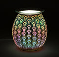 Geometric electric oil/wax burner