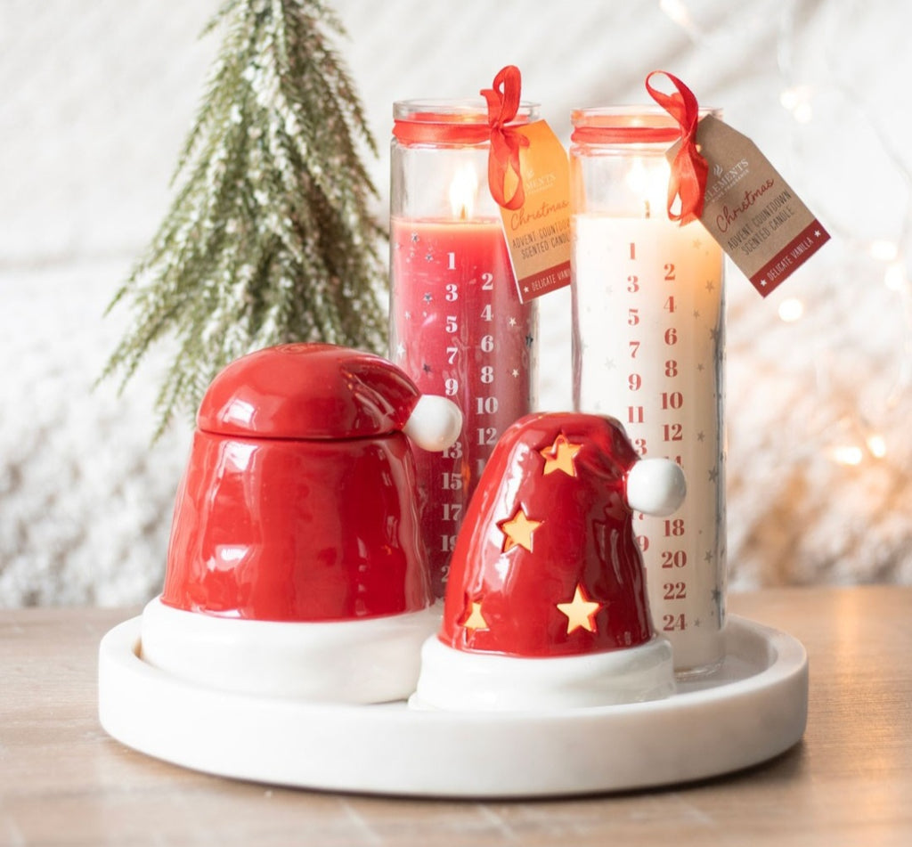 Santa 🎅 hat incense cone and tea light holder