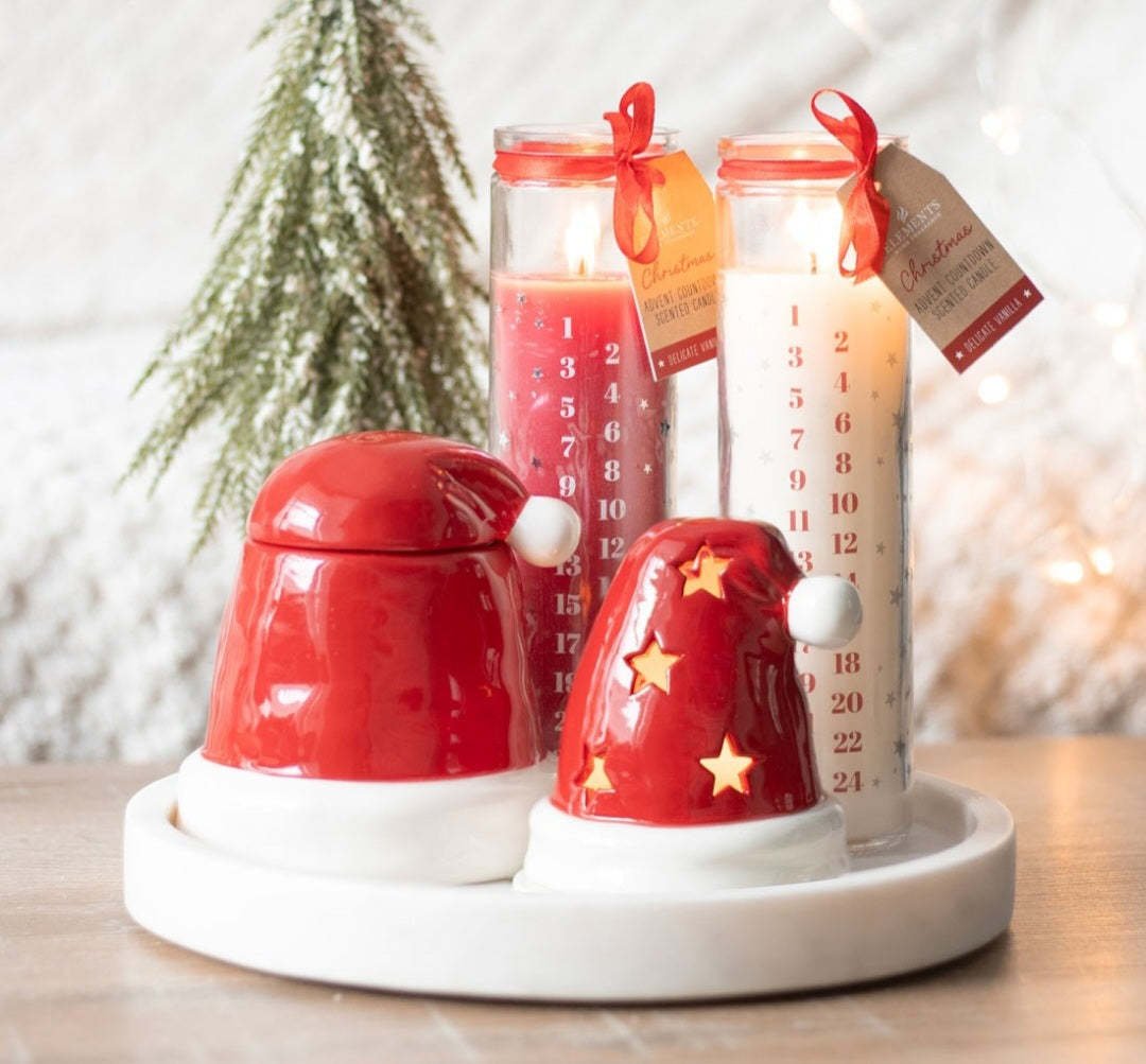 Santa 🎅 hat incense cone and tea light holder